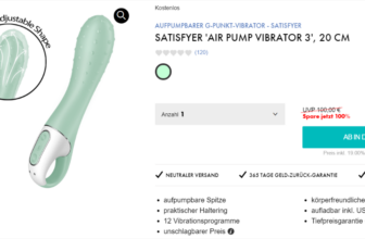 Satisfyer Air Pump Vibrator 3 Aufpumpbarer G-Punkt-Vibrator