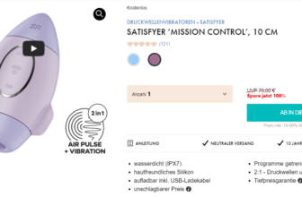 Satisfyer Mission Control Druckwellenvibrator